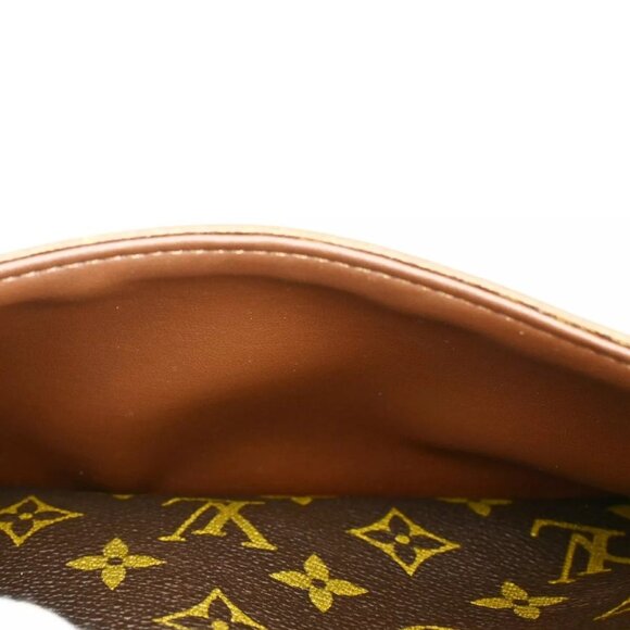 LOUIS VUITTON Compiegne 23 Clutch Hand Bag Monogram Leather Brown - Picture 12 of 15